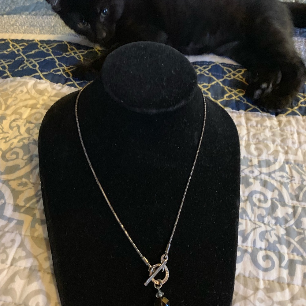 Silpada sterling and Smokey quartz necklace